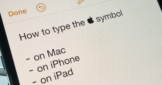 如何在 Mac iPhone 和 iPad 上键入 Apple 标志