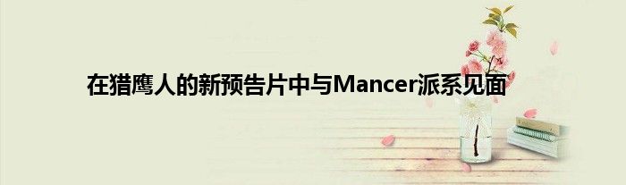 在猎鹰人的新预告片中与Mancer派系见面