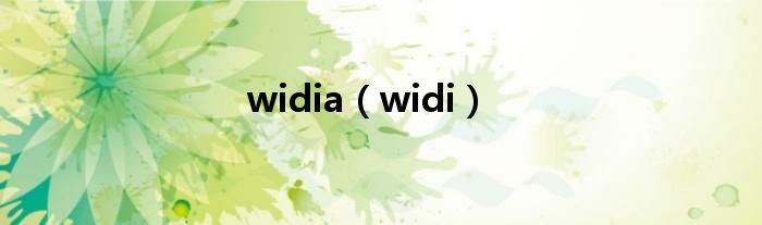 widia（widi）