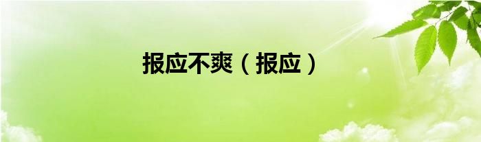 报应不爽（报应）