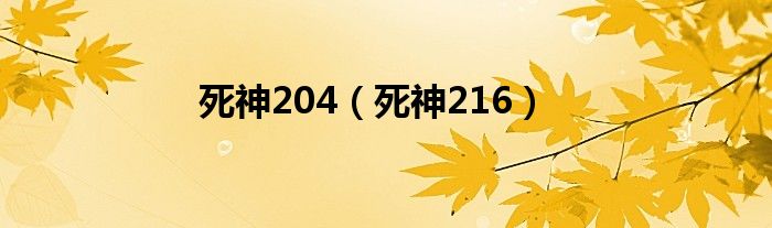 死神204（死神216）