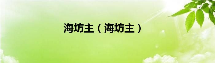 海坊主（海坊主）