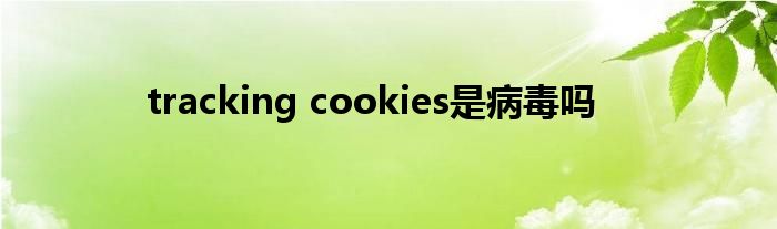 tracking cookies是病毒吗