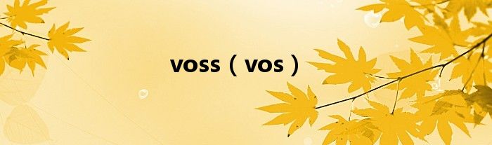 voss（vos）