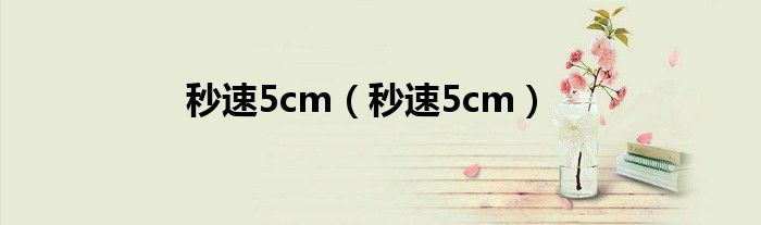 秒速5cm（秒速5cm）