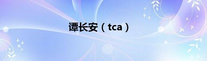 谭长安（tca）