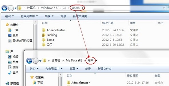 win7user文件夹更改教程