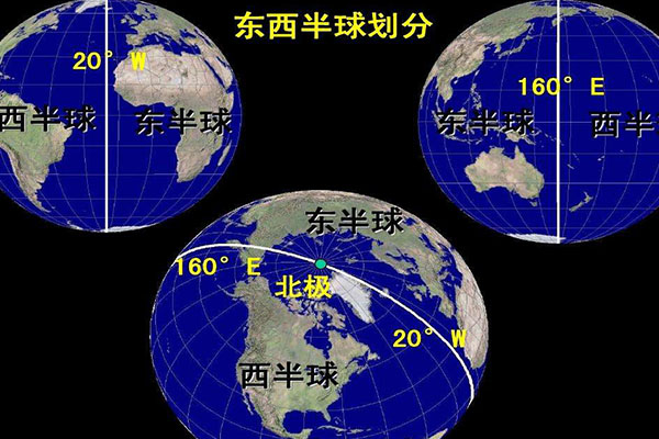 划分东西半球的分界线是什么和什么组成的经线圈,东西半球划分界线是什么和什么