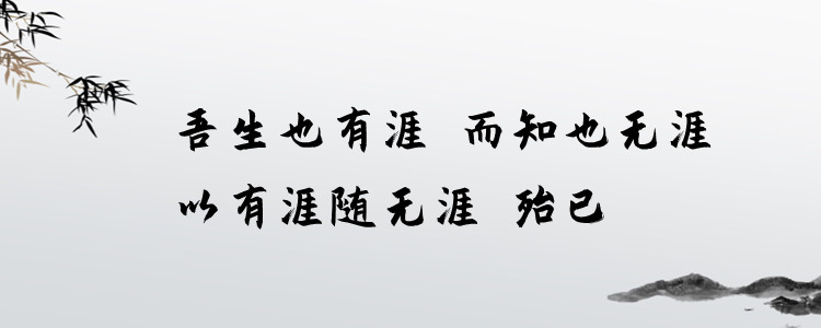 吾生也有涯而知也无涯以有涯随无涯殆已是什么意思