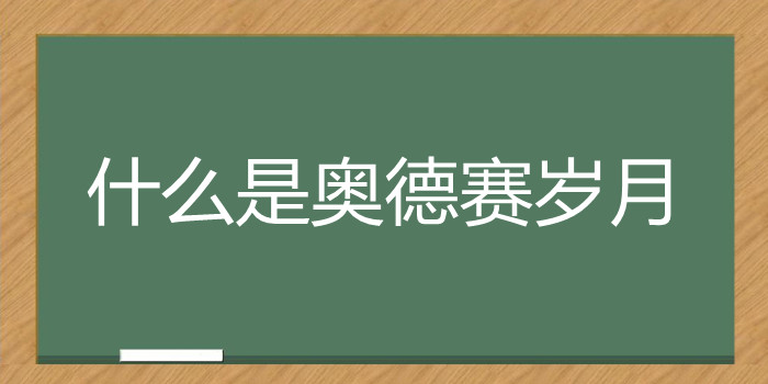 什么是奥德赛岁月