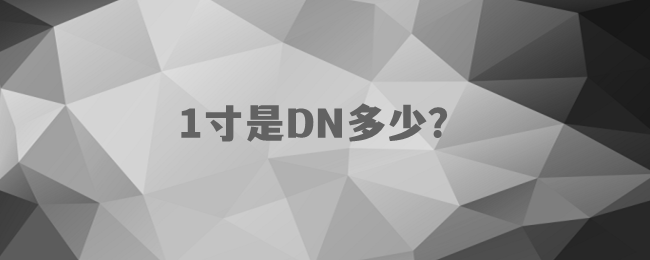 1寸是DN多少