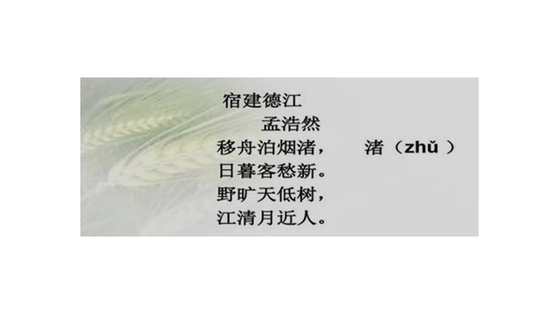 移舟泊烟渚日暮客愁心的意思