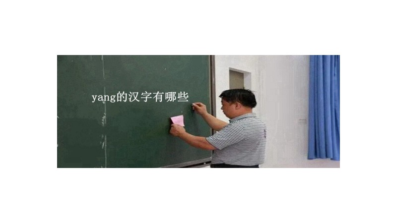 yang的汉字有哪些