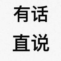 简洁正楷文字头像大全 有话直说