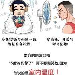 带文字的漫画图片大全简单版 南方人和北方人之间的误解