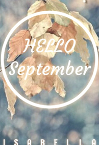 八月再见九月你好英文背景皮肤 hello September