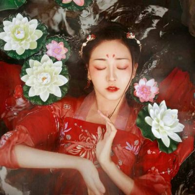 绝世真人气质美女古风头像 我喜欢你可以吗