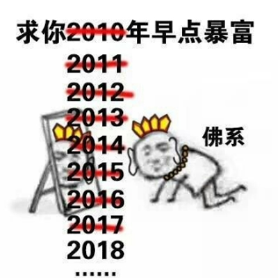 求2022年早点暴富佛系表情包 求你我都在佛前求了几千年