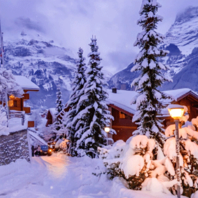 雪景图片大全唯美意境 大雪纷飞图片美景