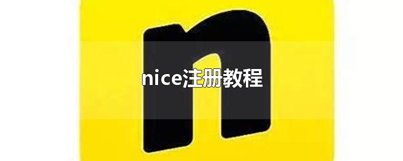 nice注册教程