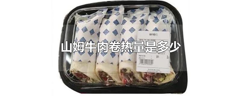 山姆牛肉卷热量是多少