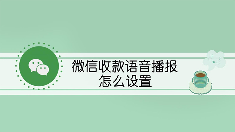 微信收款语音播报怎么设置