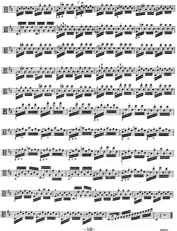 克莱采尔《中提琴练习曲40首》（ETUDE 11-13）