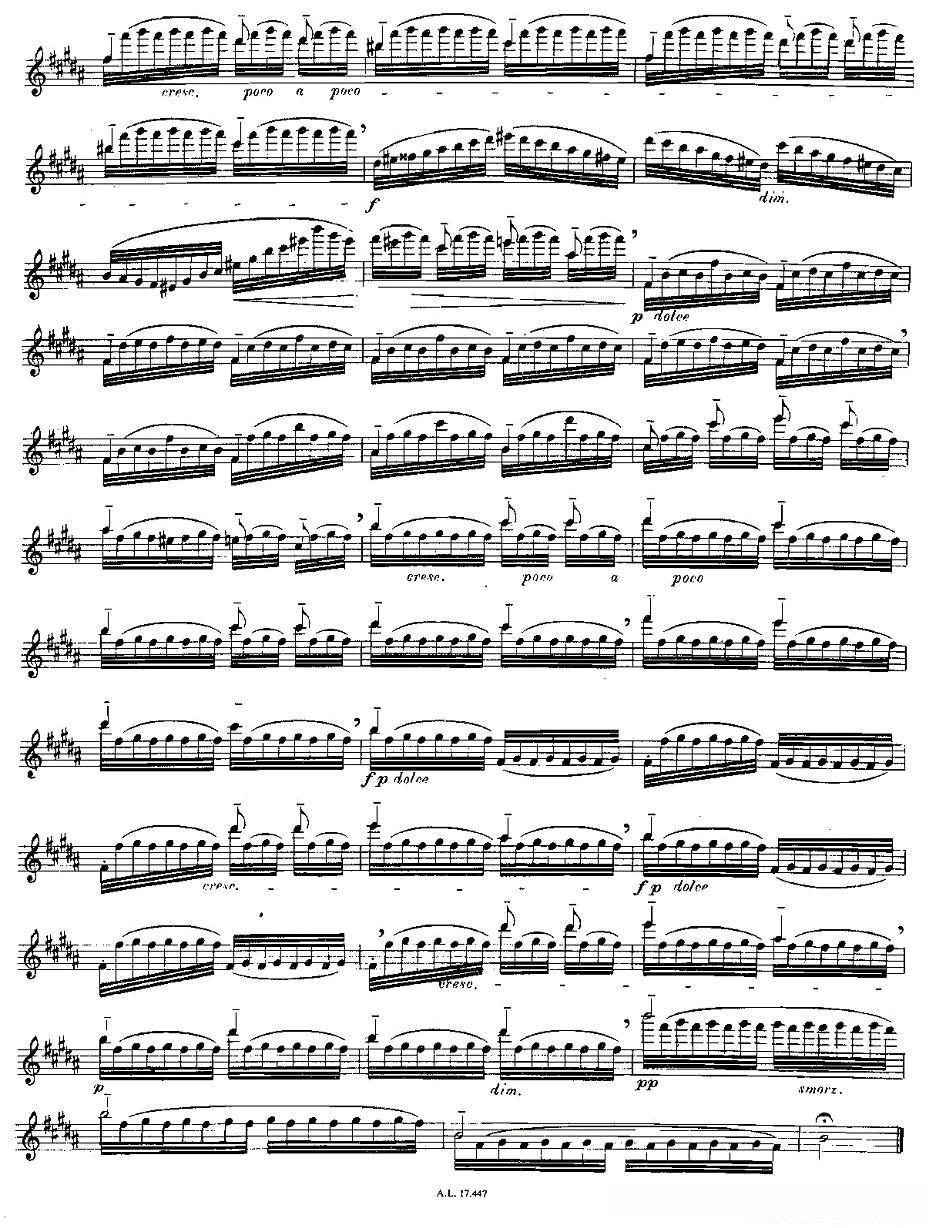 Moyse - 25 Studies after Czerny flute  [12]（25首改编自车尔尼作品的练习曲）