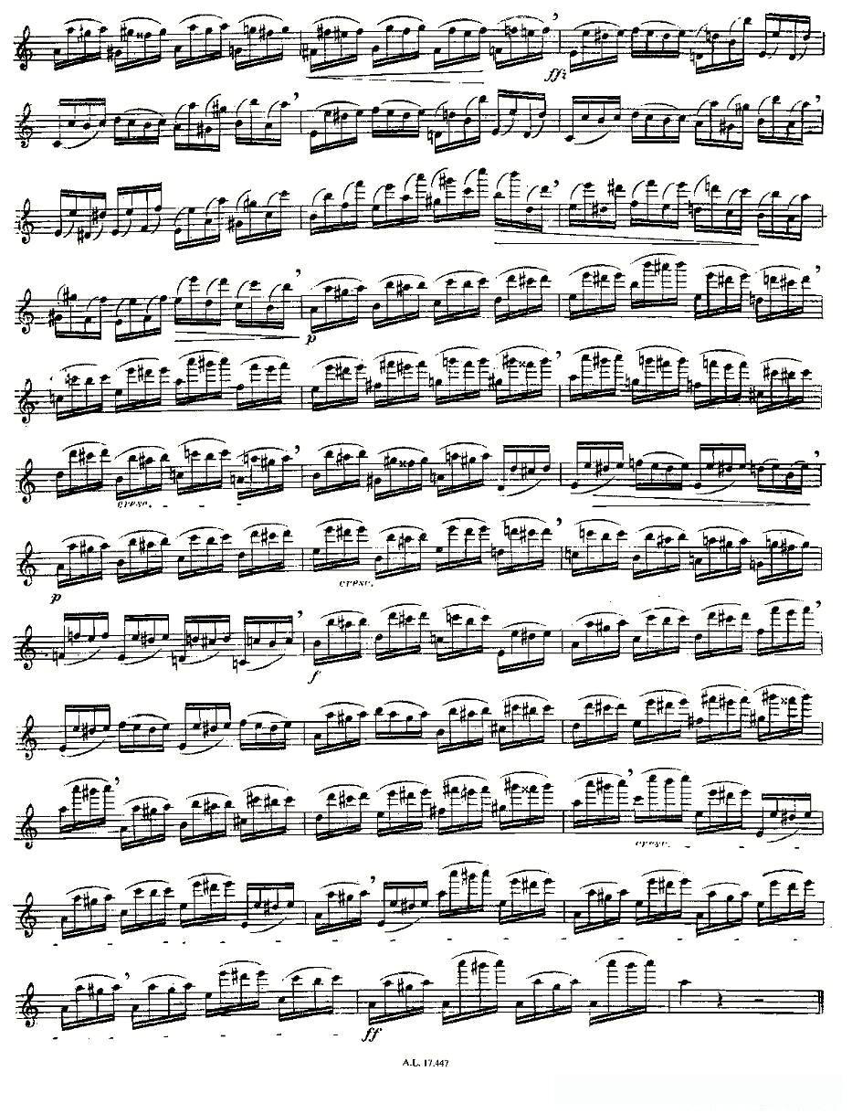 Moyse - 25 Studies after Czerny flute  [8]（25首改编自车尔尼作品的练习曲）