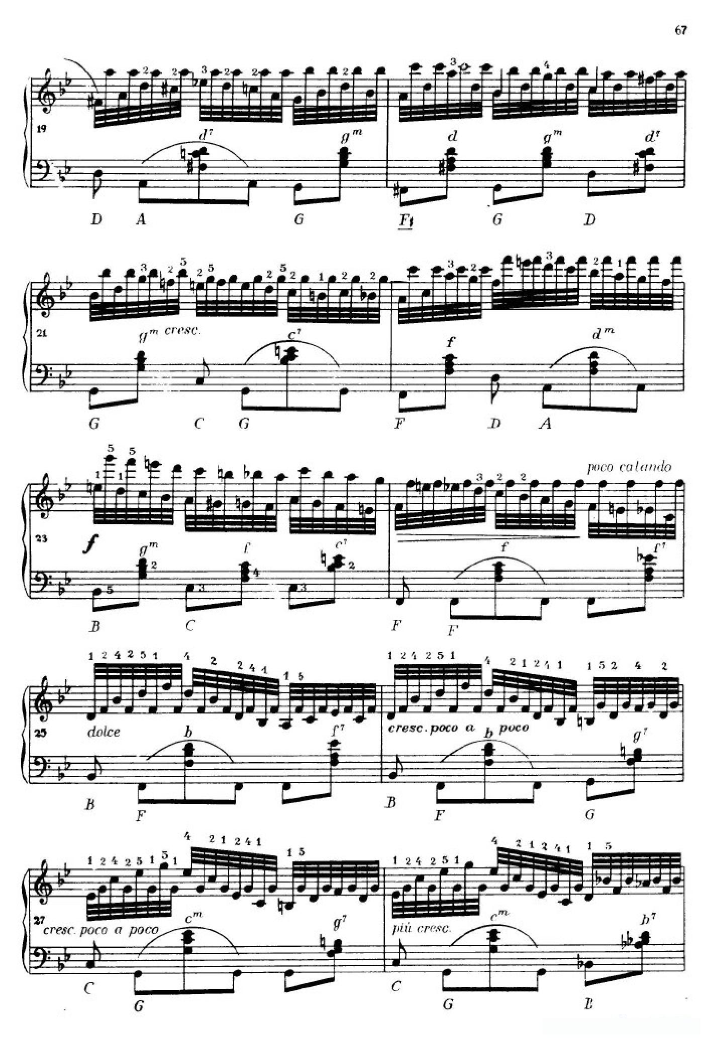 《车尔尼手风琴练习曲集》第Ⅳ册（第13首）