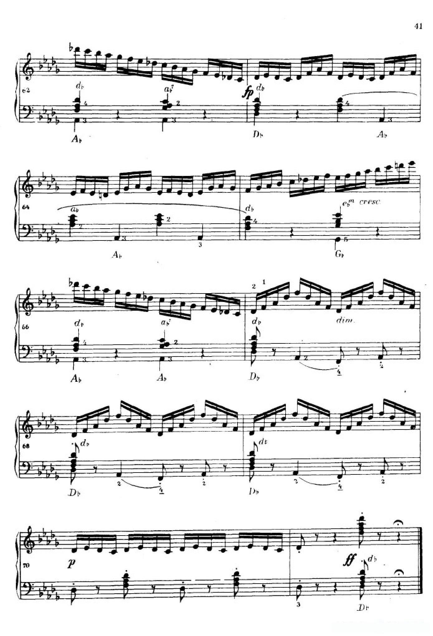 《车尔尼手风琴练习曲集》第Ⅳ册（第7首）