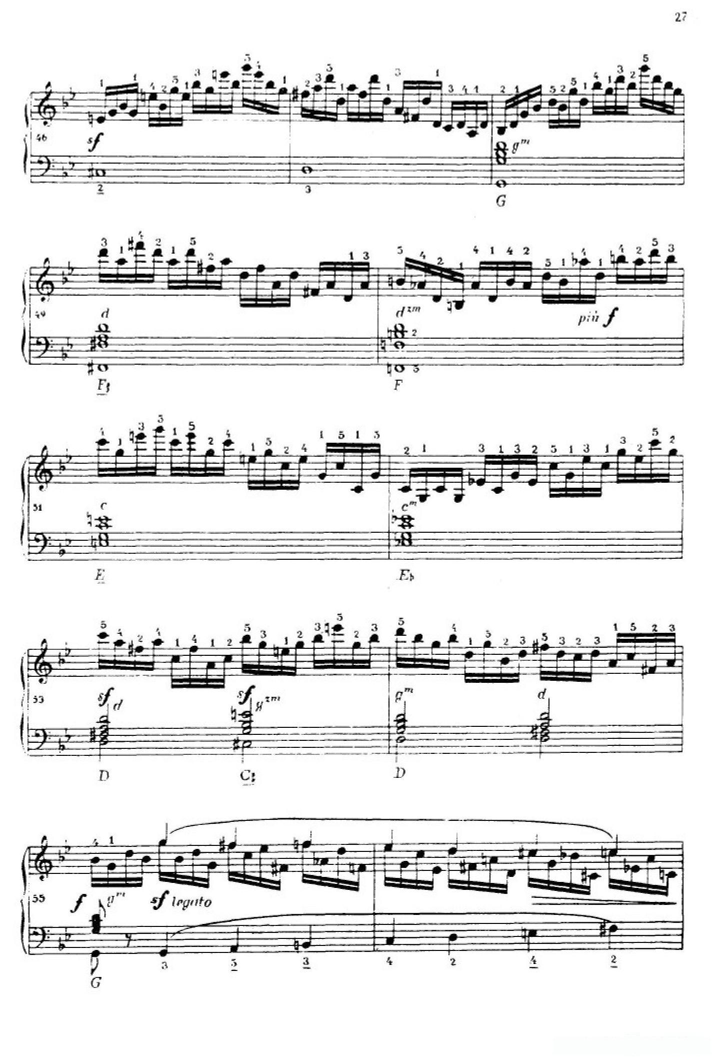 《车尔尼手风琴练习曲集》第Ⅳ册（第3——5首）