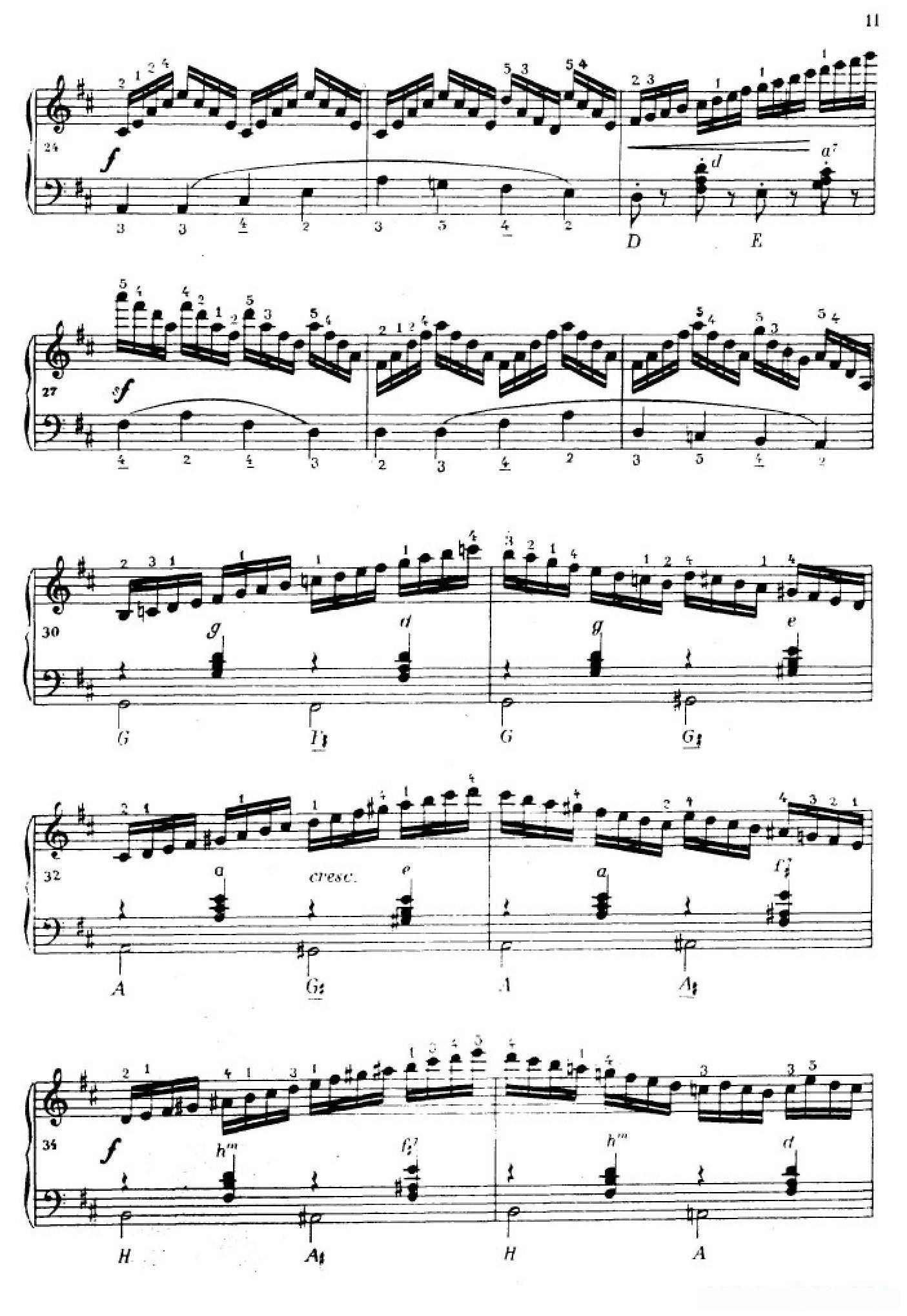 《车尔尼手风琴练习曲集》第Ⅳ册（第1——2首）